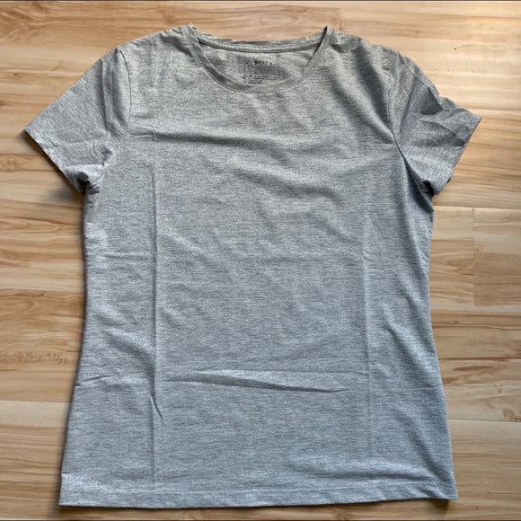 Talbots Tops - Talbots Size:Small Silver Metallic Tee Shirt!
